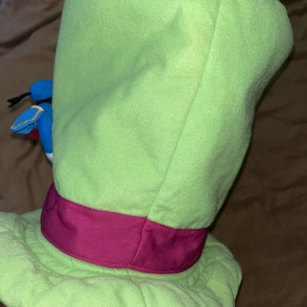Walt Disney World 2000 Goofy Green Plush Hat Cap Adult Size Numbers Rare Costume